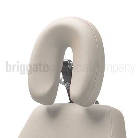 Callisto/240HD - Articulating Horse-Shoe Shape Headrest - Birch