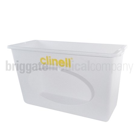 Wall Mounted Dispenser for Clinell Detergent Packets - White Plastic Dispenser