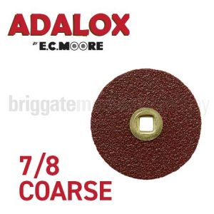 Moores Adalox Sanding Discs 7/8 Coarse Pkt 200