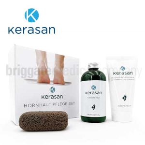 Kerasan Intensive Care Set (Consists of 300ml Footbath, 150ml Cream & Pumice Stone)