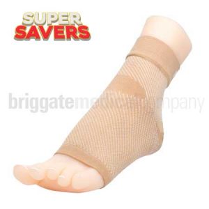 Matrix Compression Foot Sleeve MEDIUM Pair Beige