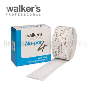 Walker's Nu-Por 4 Flexible Dressing 4cm x 5M