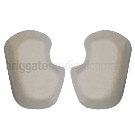 Felt Winged Cutout Pad (Bevelled) 7mm Pkt of 5 Pairs