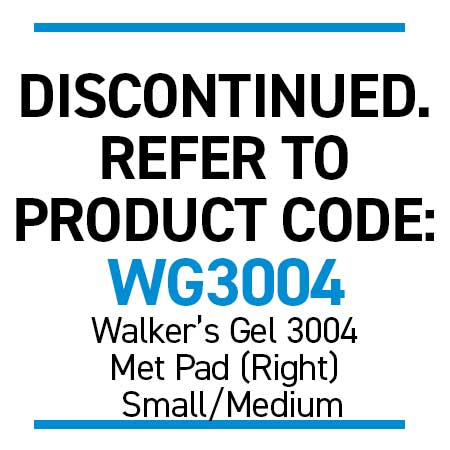 Silipos 10465 All Gel Metatarsal Pads 1 Size Pair