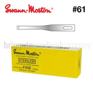 Swann Morton Fine Blades 5901 Size 61 Box 25